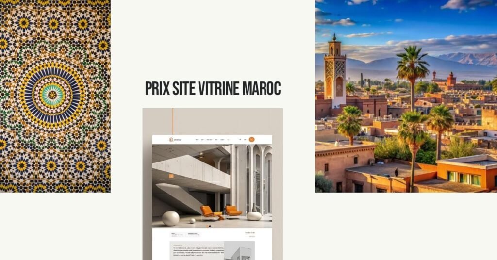 prix site vitrine Maroc